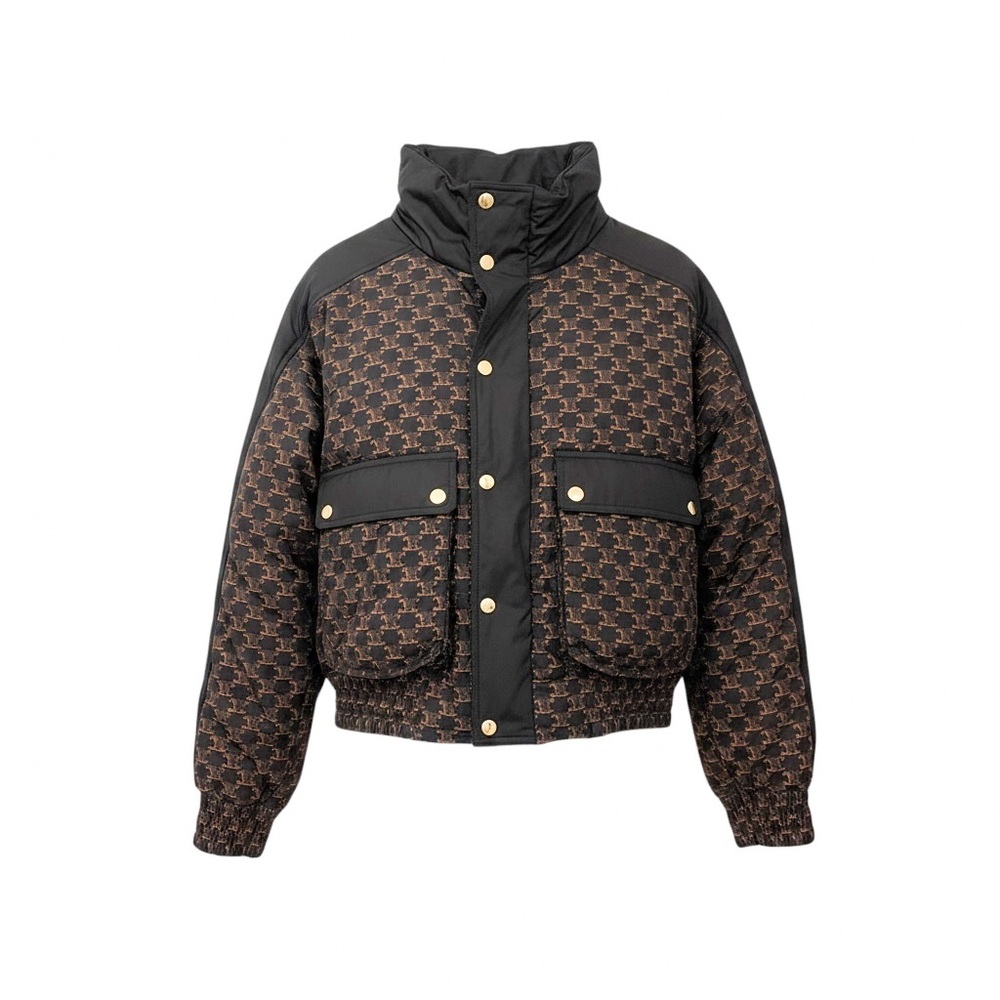 Celine monogram puffer jacket